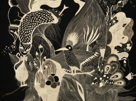 Painting & Drawing / The garden of Eden / Gold ink