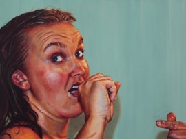 Katie- 2009, 48x72inches, Acrylic on Canvas